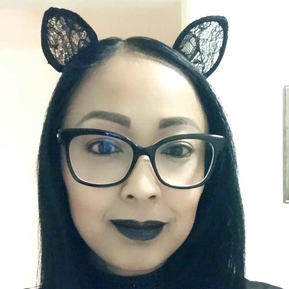 Lace cat ears headband